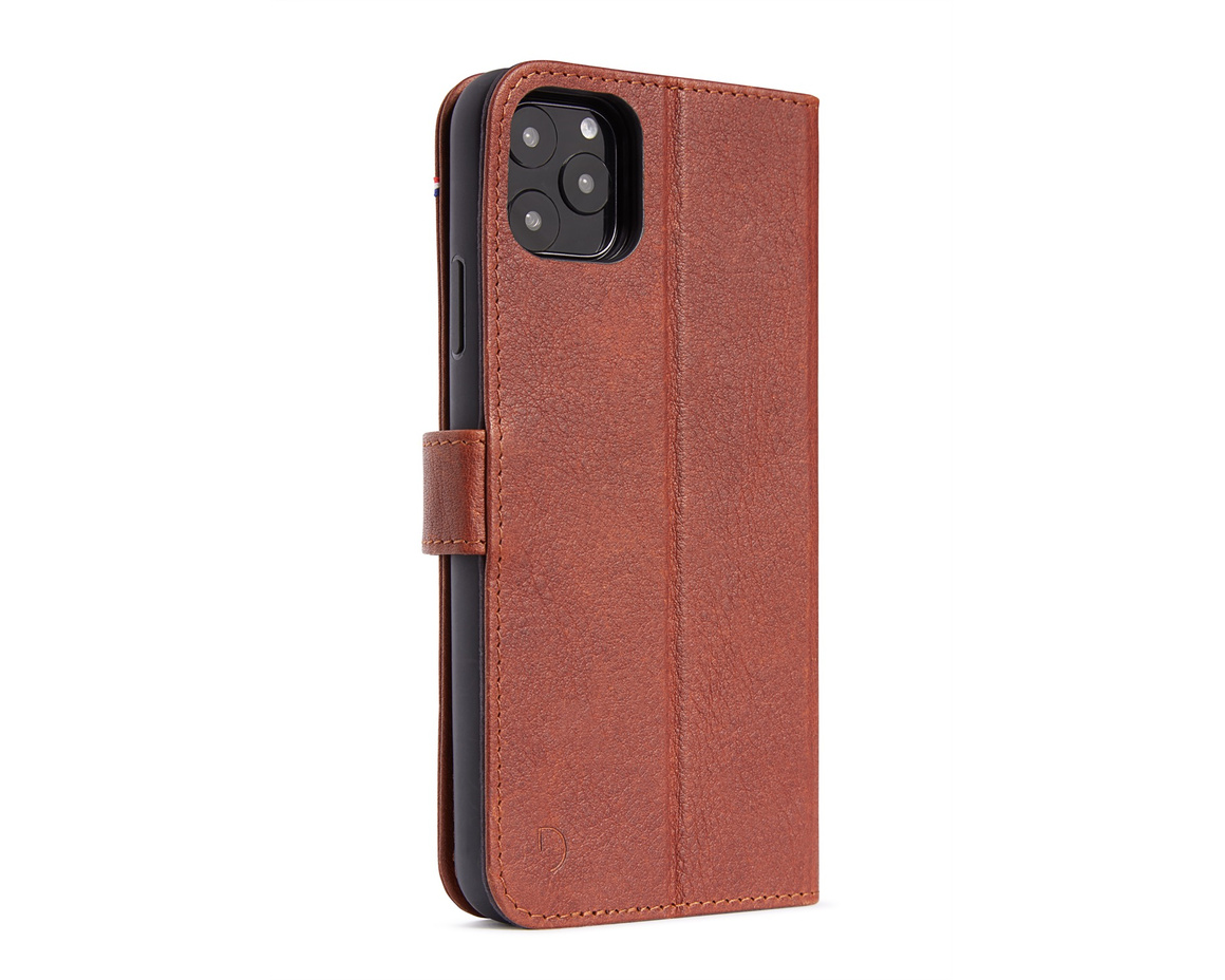 Decoded Full Grain Leather Detachable Wallet för iPhone 11 Pro Max - Brun