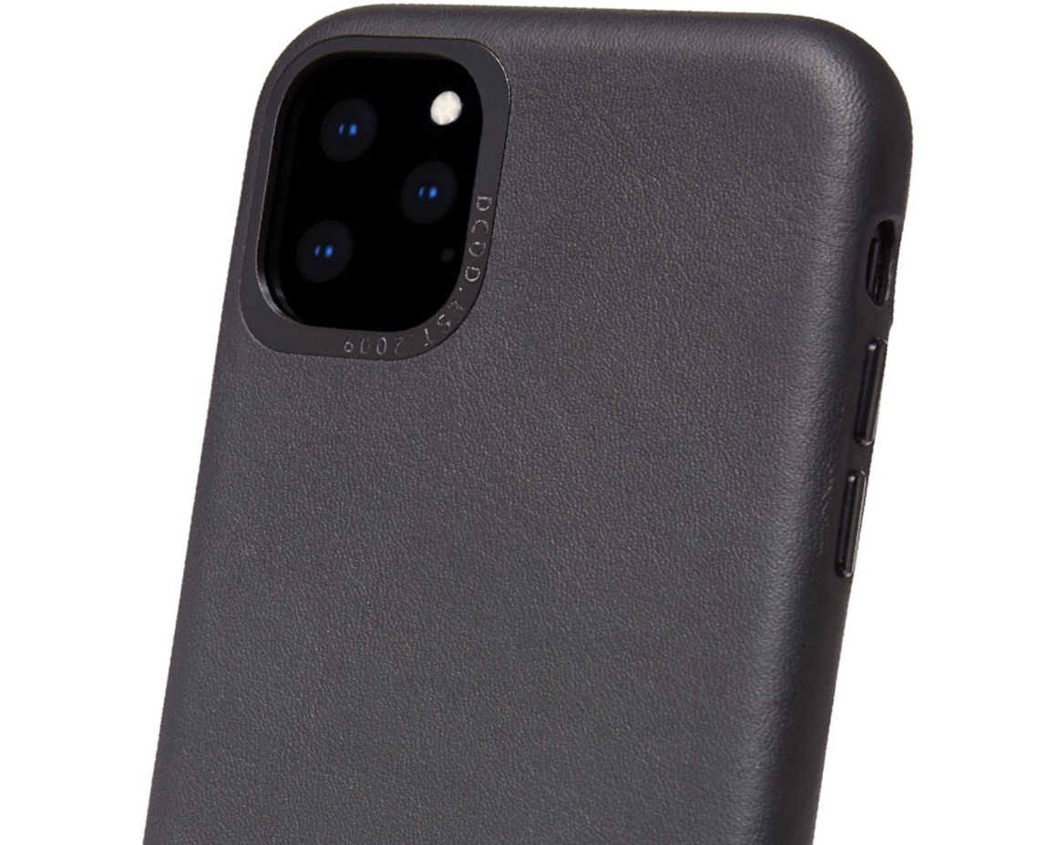 Decoded Full Grain Leather Backcover för iPhone 11 Pro Max - Svart