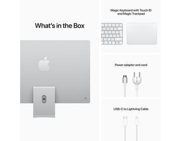 iMac 24 Retina 4.5K (2021) M1 8-core CPU, 8-core GPU/8GB/256GB SSD Silver