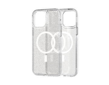 Tech21 Evo Sparkle w/MagSafe - Silver för iPhone 13 Pro Max