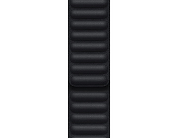 Apple Watch Armband Midnatt Läderlänk 45mm S/M