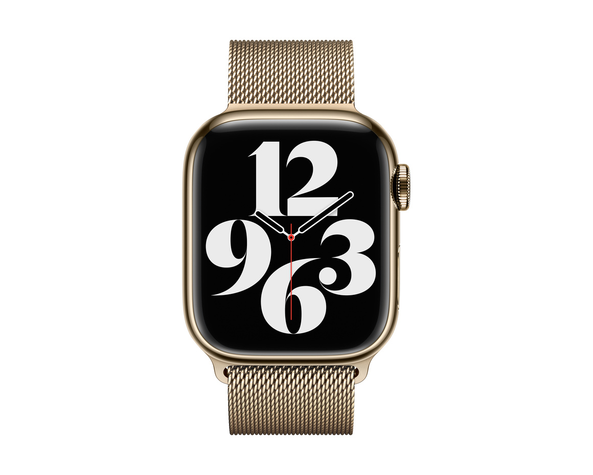 Apple Watch Armband Guld Milanese Loop