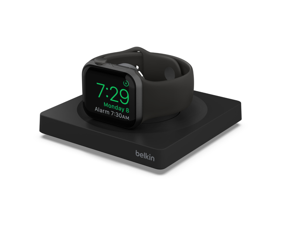 Belkin BoostCharge Pro Portable Fast Charger for Apple watch (no PSU) Svart