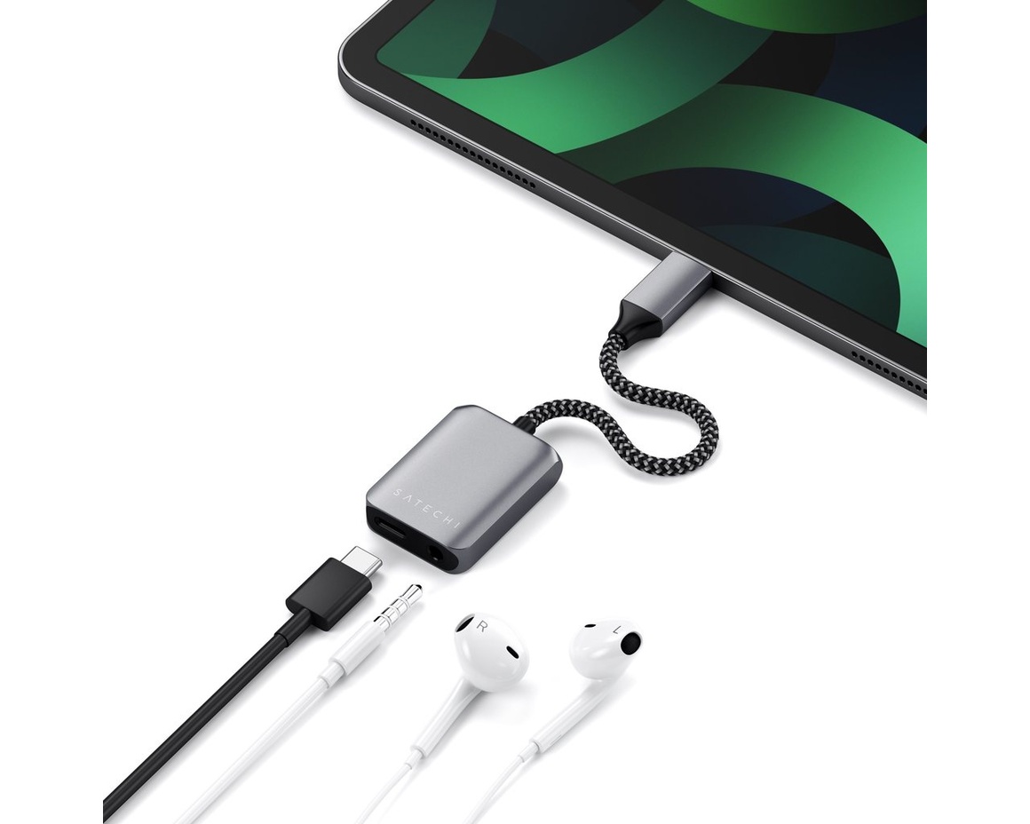 Satechi USB-C till 3,5mm och USB-C PD