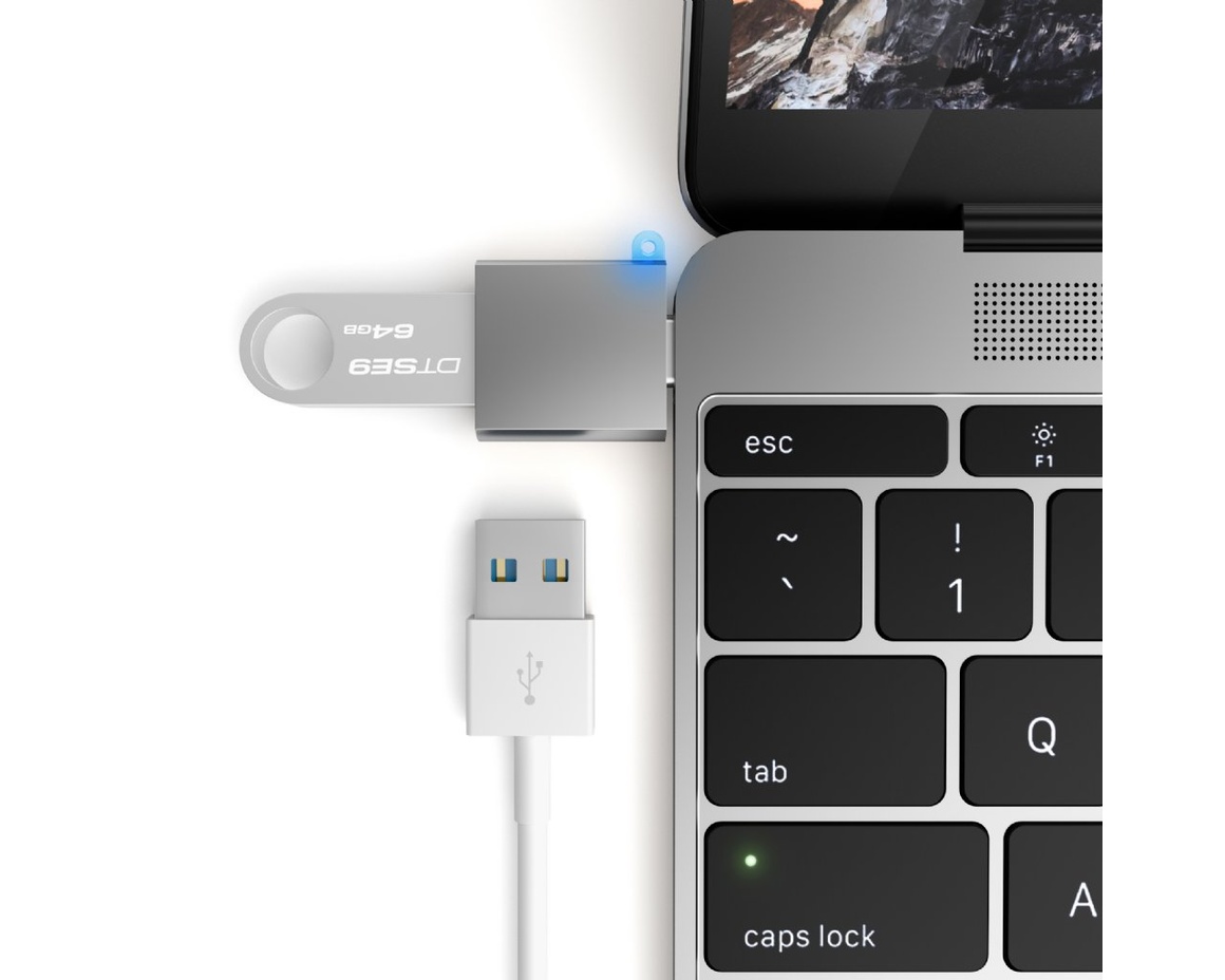 Satechi USB-C Adapter Rymdgrå