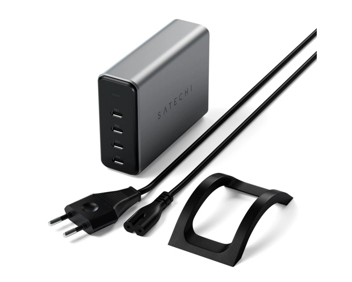 Satechi 165W GaN PD-laddare med 4 USB-C