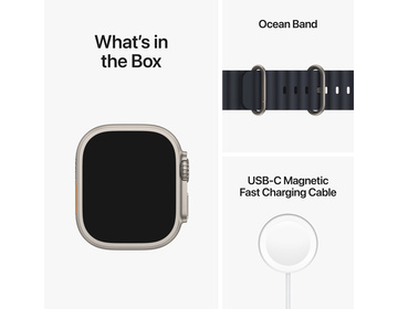 Apple Watch Ultra med Havsband