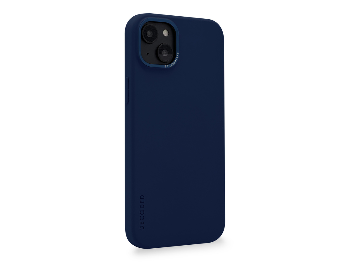 Decoded AntiMicrobial Silicone Backcover iPhone 14 Navy Peon