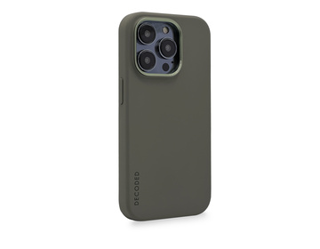 Decoded AntiMicrobial Silicone Backcover iPhone 14 Pro Olive
