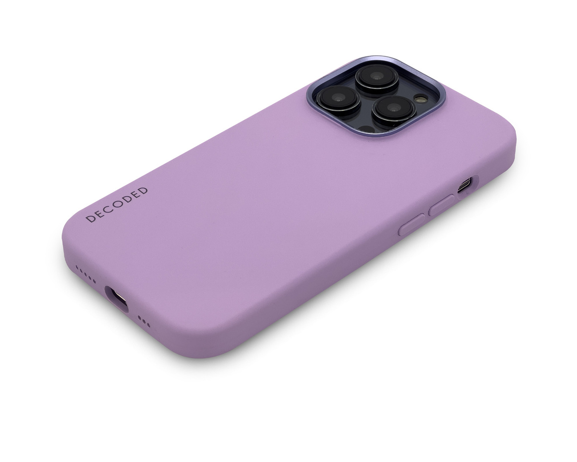 Decoded AntiMicrobial Silicone Backcover iPhone 14 Pro Lavender