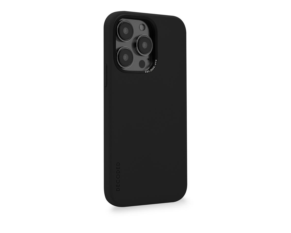 Decoded AntiMicrobial Silicone Backcover iPhone 14 Pro Max Charcoal