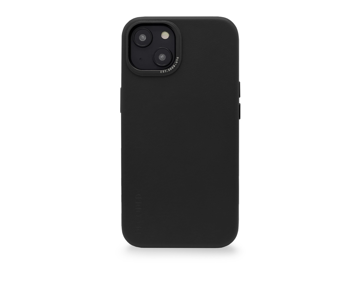 Decoded Leather Backcover iPhone 14 Plus Black