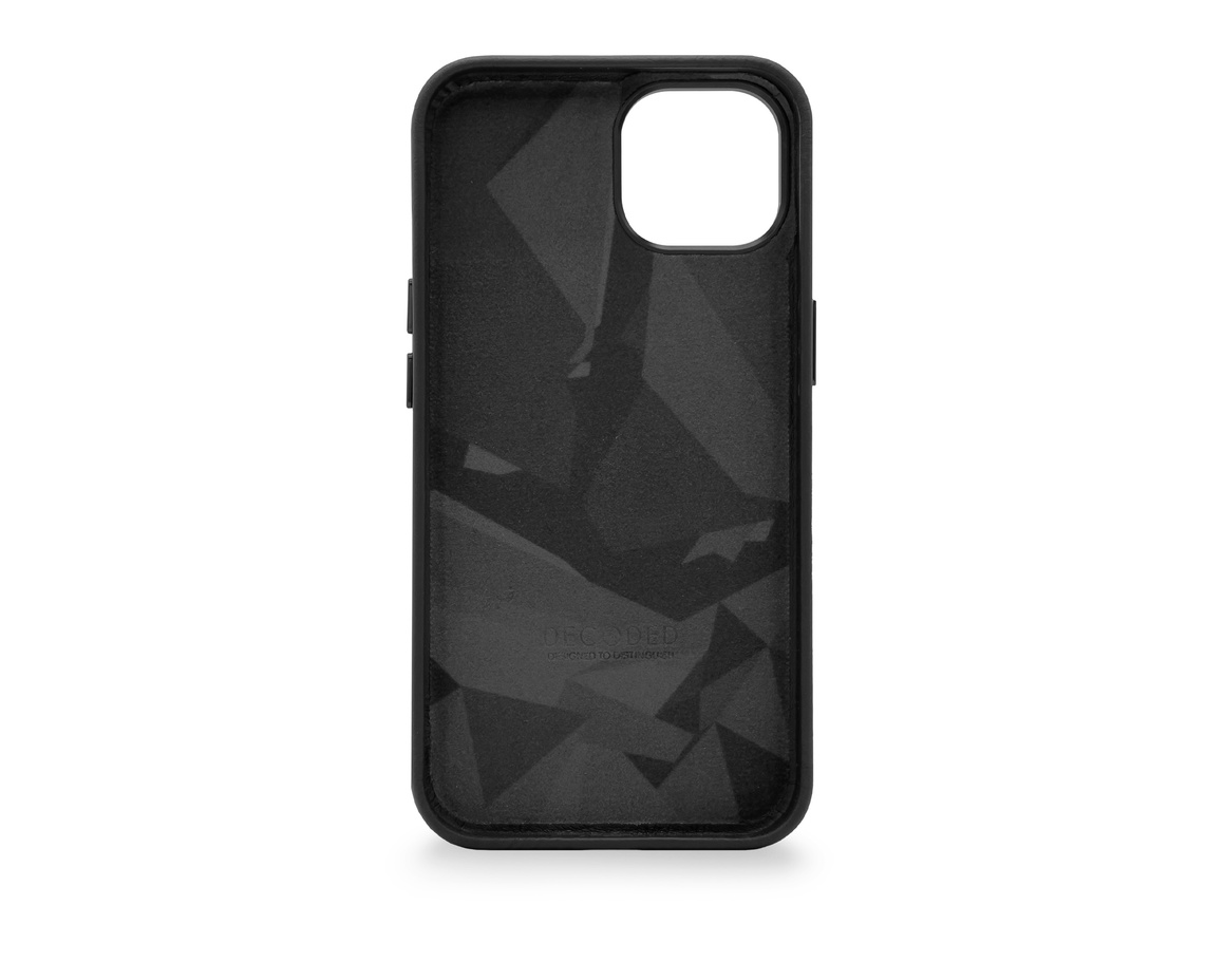 Decoded Leather Backcover iPhone 14 Plus Black