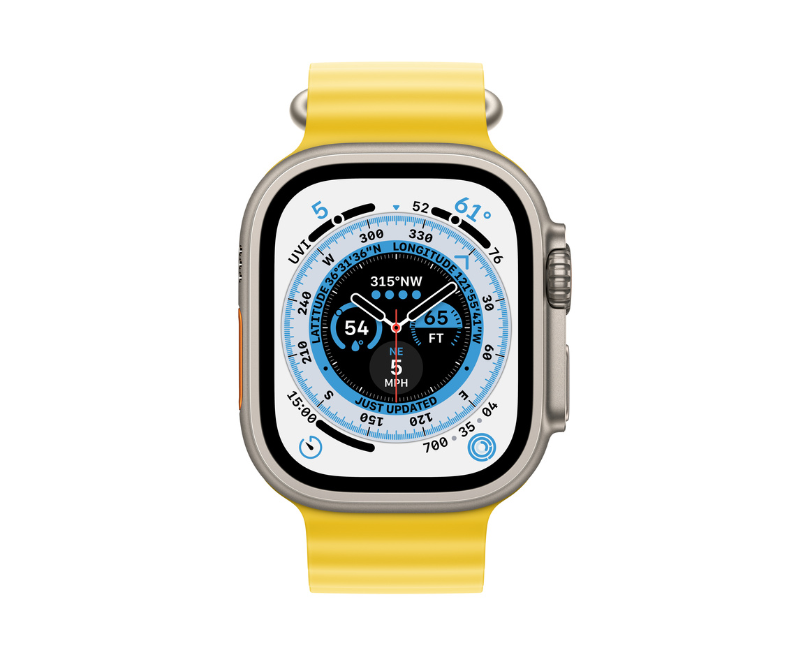 Apple Watch 49mm Havsband Gul