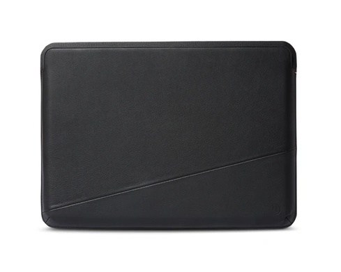 Decoded Leather Frame Sleeve for Macbook 14" Svart