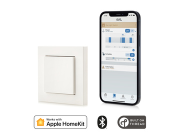 Eve - Light Switch Connected Wall Switch HomeKit (SE/NO standard compatible)