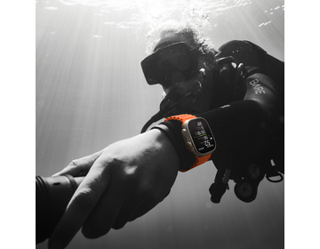 Apple Watch Ultra 2 med Havsband Blå