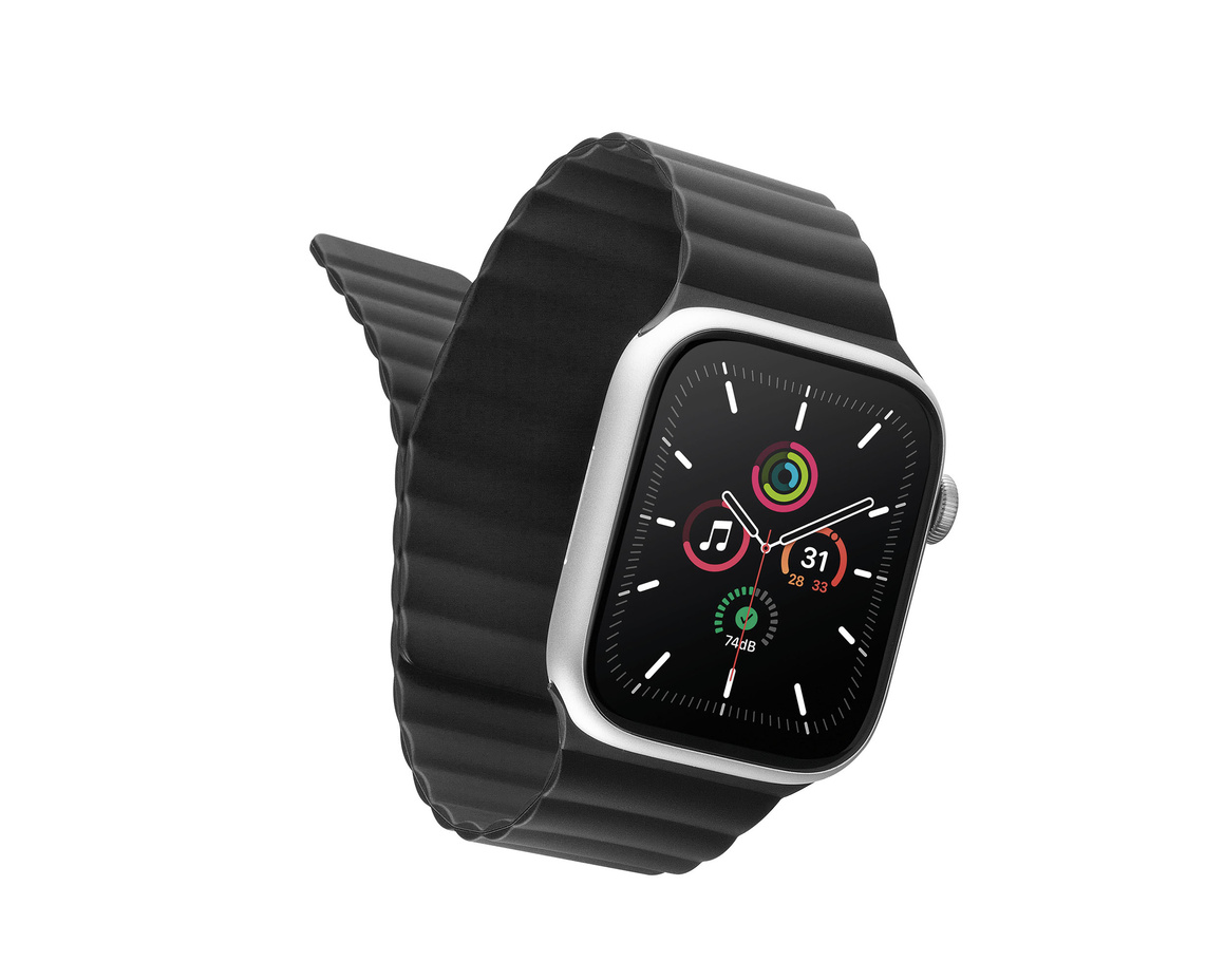 C&C - Kosmo magnetband för Apple Watch (1-9 Series) 38-41 mm - Black