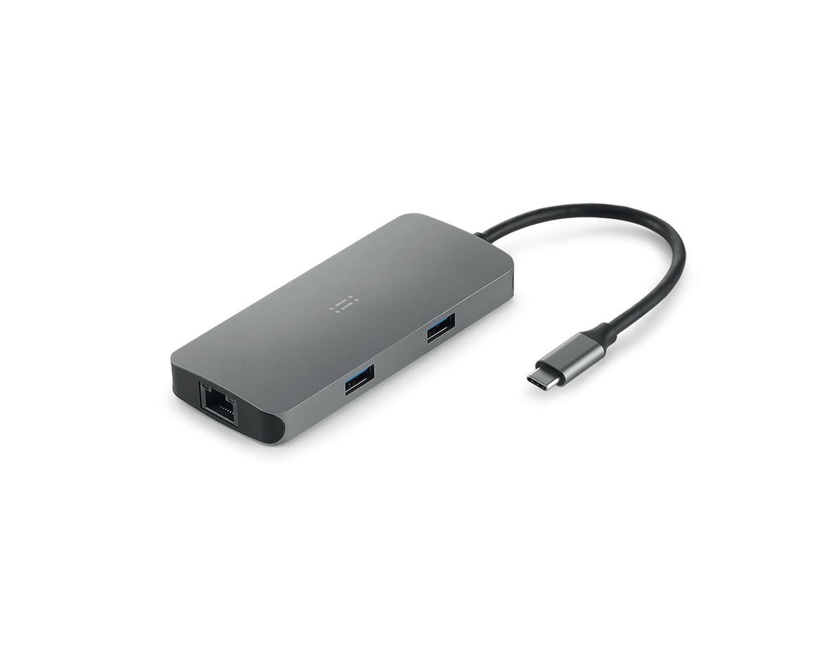 C&C - Cluster USB-C multiadapter (7 portar) för MacBook och iPad