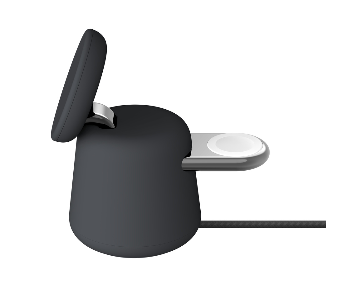 Belkin BoostCharge Pro 2-i-1 Laddningsdocka med MagSafe - Charcoal